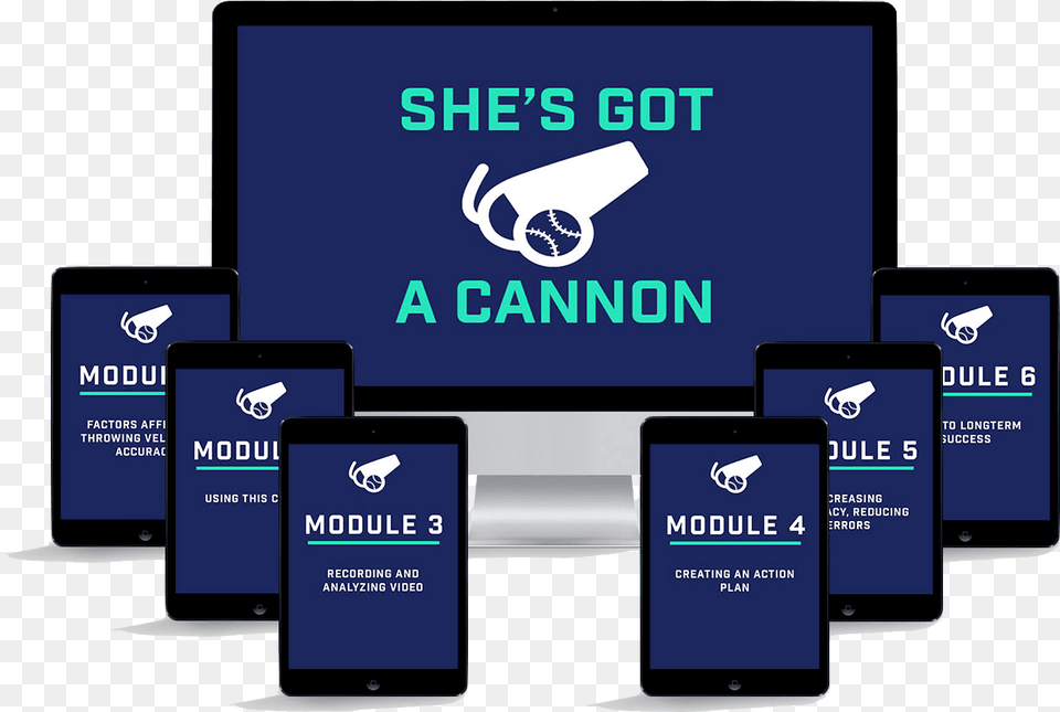 She S Got A Cannon Throwing Softball Graphic Design, Electronics, Mobile Phone, Phone, Screen Png Image