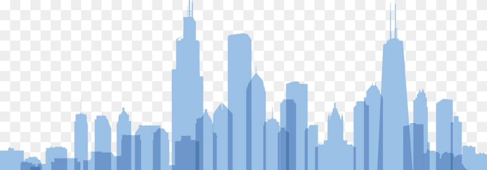 She Software39s Transatlantic Expansion Is Underway Transparent Chicago Skyline Silhouette Vector, City, Urban, Architecture, Building Png Image