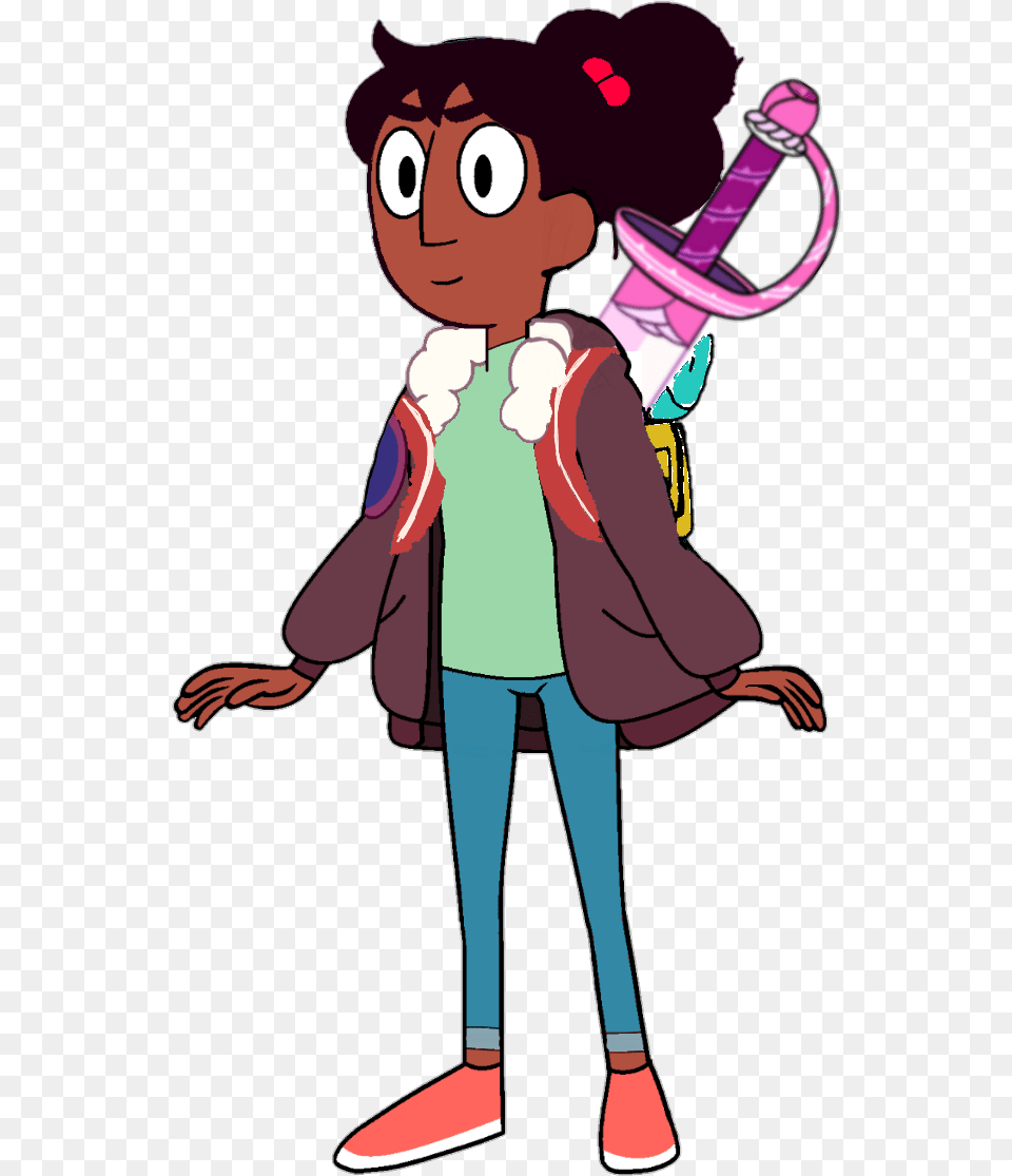 She Was Once A Beautiful Girl Steven Universe Ponytail Connie, Female, Child, Person, Cartoon Free Png Download