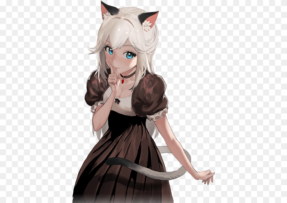 She Was Originally A Human Girl But One Day Grew Cat, Adult, Publication, Person, Female Free Png