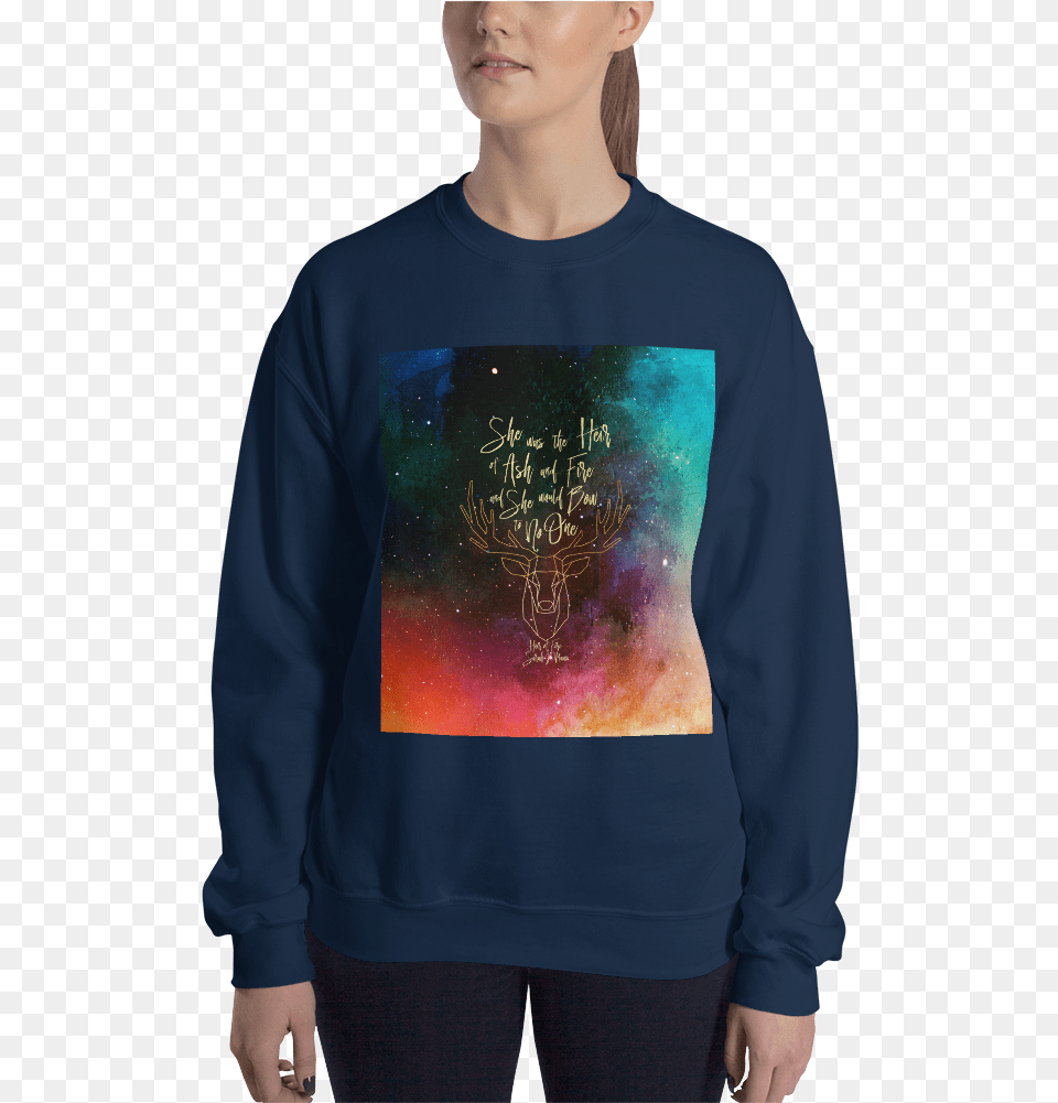 She Was The Heir Of Ash And Fire Heir Of Fire Sweater, T-shirt, Clothing, Sweatshirt, Knitwear Png