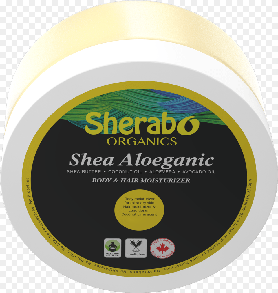 Shea Aloeganic Hand Cream Mini 15ml Circle, Bottle, Disk, Tape Free Png