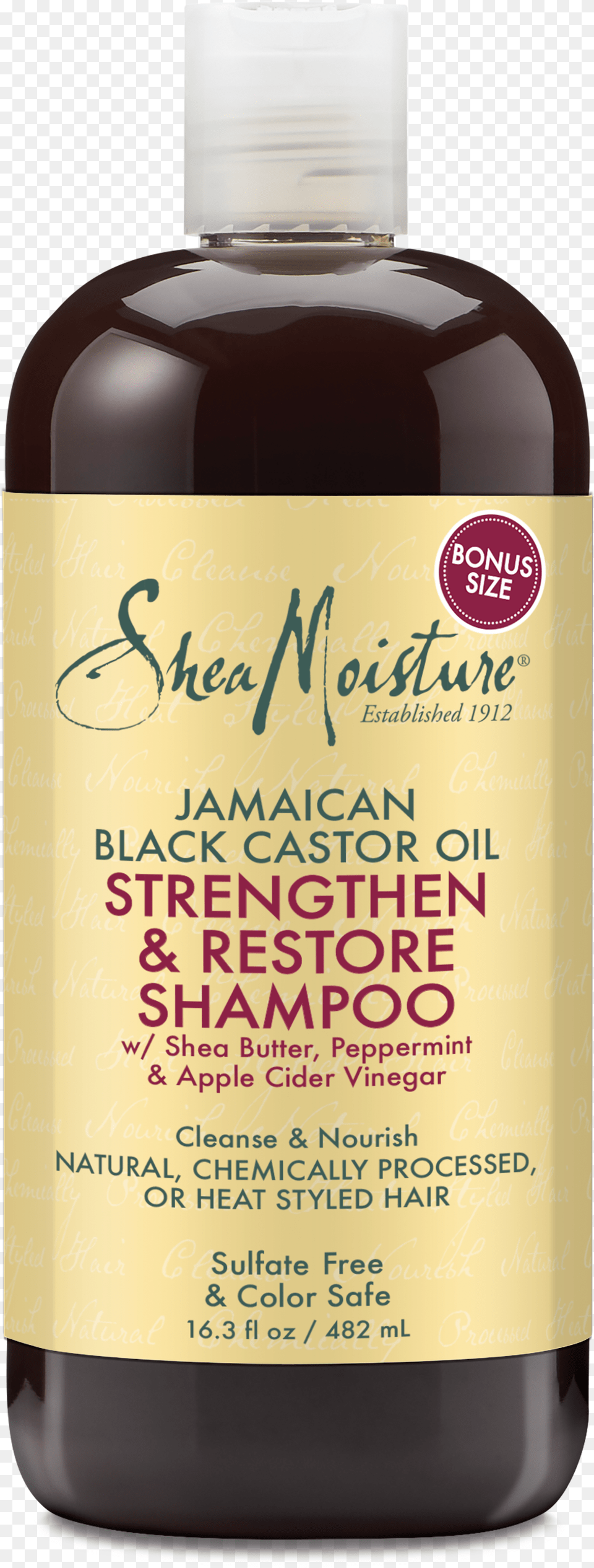Shea Moisture Castor Oil Shampoo, Bottle, Lotion, Food, Ketchup Free Png Download