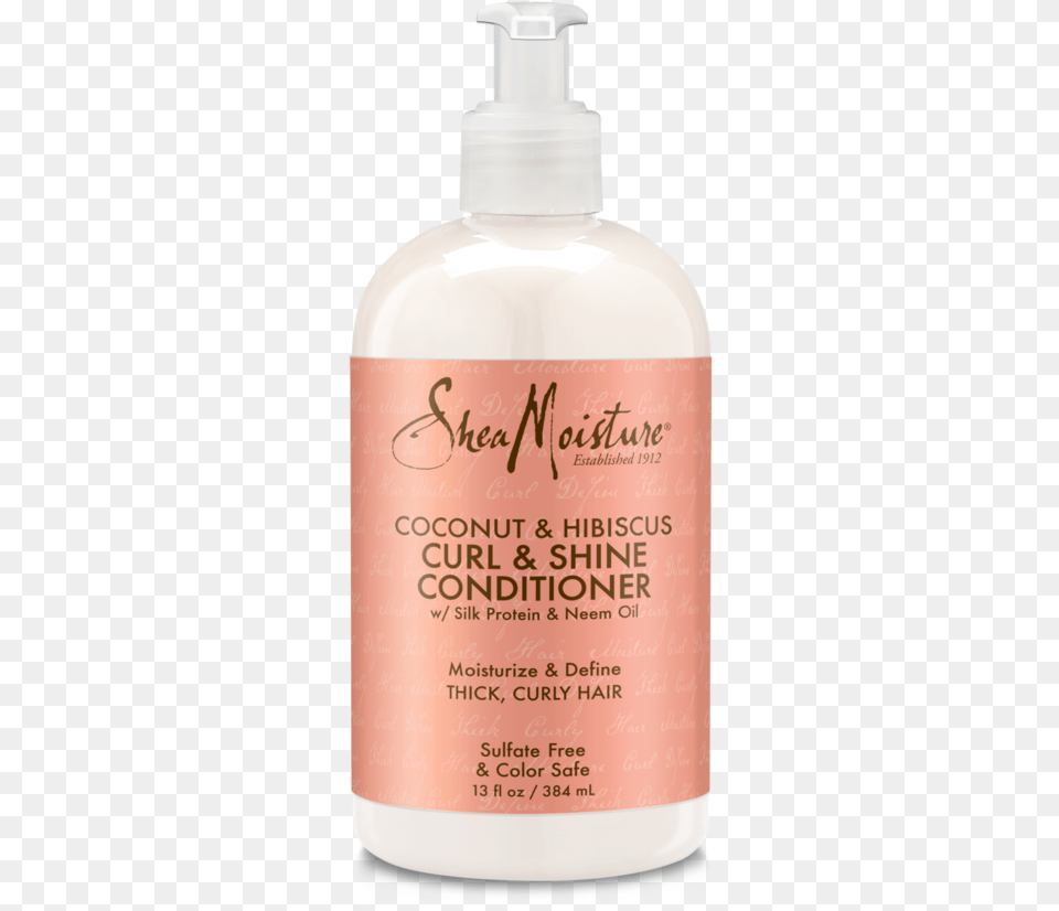 Sheamoisture Coconut Amp Hibiscus Curl Amp Shine Conditioner Shea Moisture Baby Lotion, Bottle, Cosmetics Png