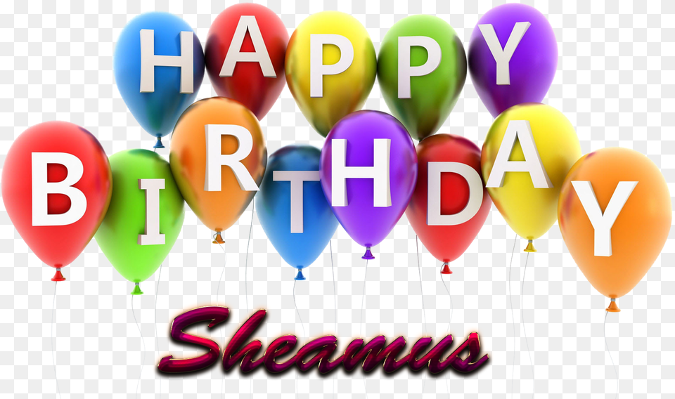 Sheamus Happy Birthday Balloons Name Happy Birthday Salman Name, Balloon, People, Person Png Image