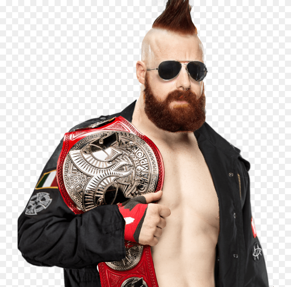 Sheamus Transparent Images Sheamus Sd Tag Team Champion, Accessories, Sunglasses, Beard, Face Free Png Download