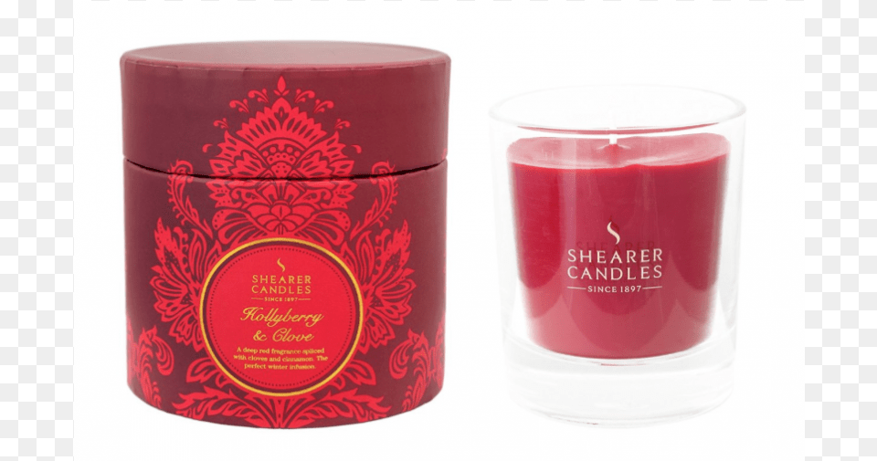 Shearer Candles Scented Candle Hollyberry Amp Clove Gift Cosmetics, Tape, Can, Tin Free Transparent Png