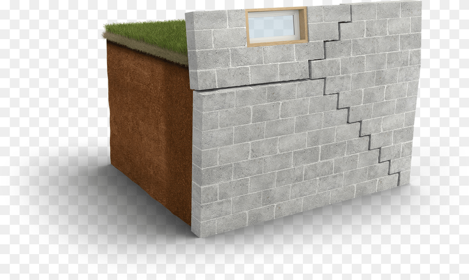 Shearing Is One Of The More Dramatic And Urgent Signs Shearing In Foundation, Brick, Architecture, Building, Wall Png Image