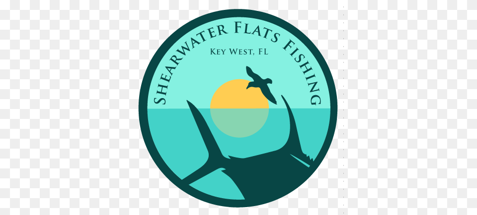 Shearwater Flats Fishing Capt Andrew Asher Key West Fly, Logo, Animal, Sea Life, Bird Png Image