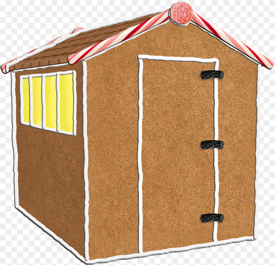Shed Gingerbread House Shed, Architecture, Rural, Outdoors, Nature Free Png Download