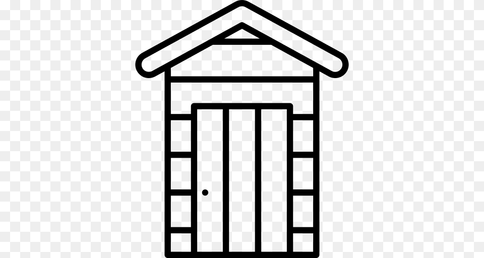 Shed Icon, Gray Free Png