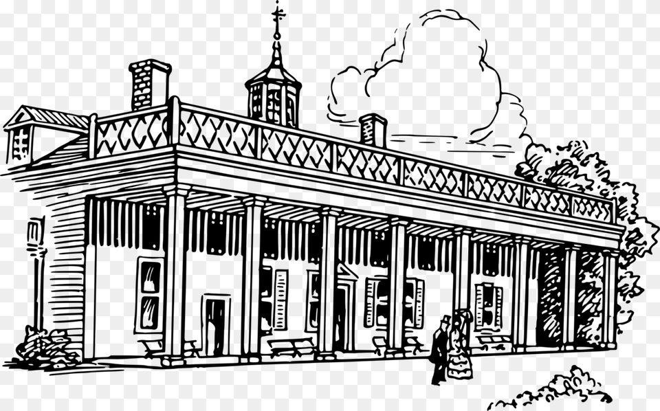 Shedestatehouse Verandah Clipart, Gray Png Image