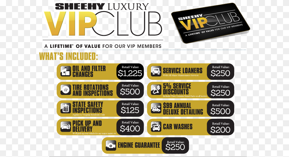 Sheehy Luxury Vip What S Included Sheehy Vip Club, Advertisement, Poster, Scoreboard, Text Free Png