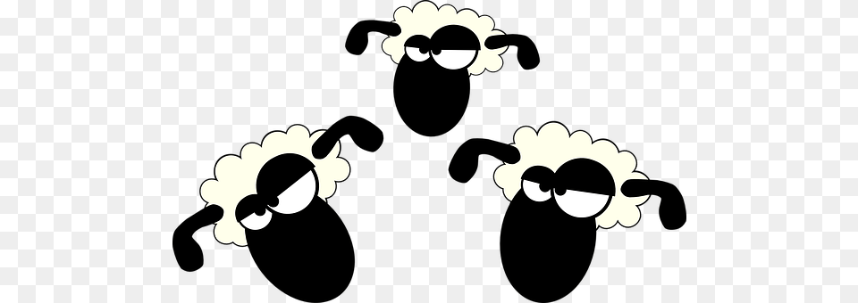 Sheep Stencil, Logo, Silhouette Free Png