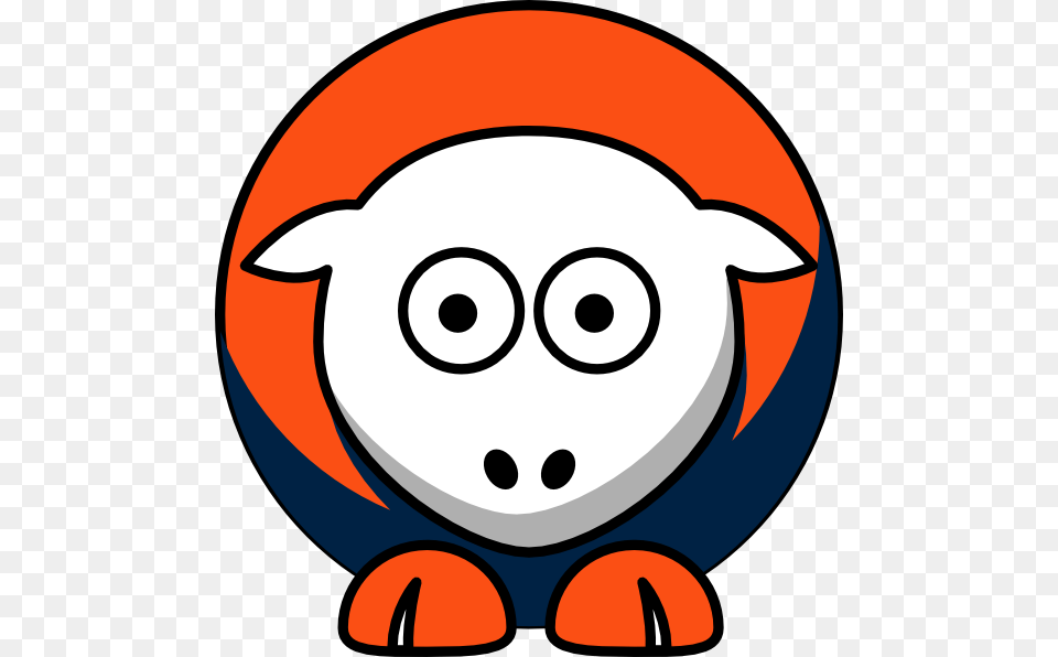 Sheep 3 Toned Denver Broncos Team Colors Svg Clip Arts College Football, Plush, Toy, Clothing, Hardhat Free Transparent Png