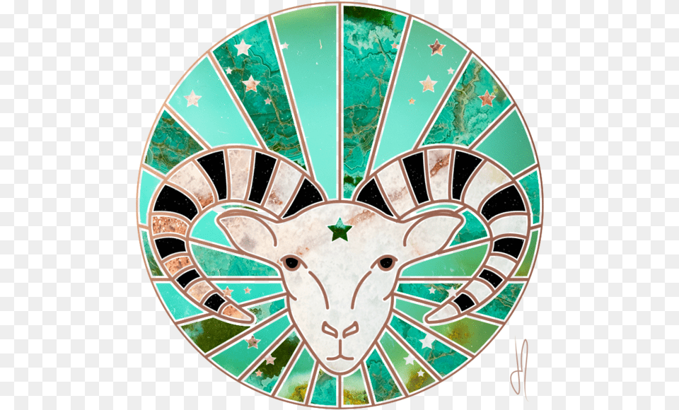 Sheep, Art, Turquoise, Stained Glass Png