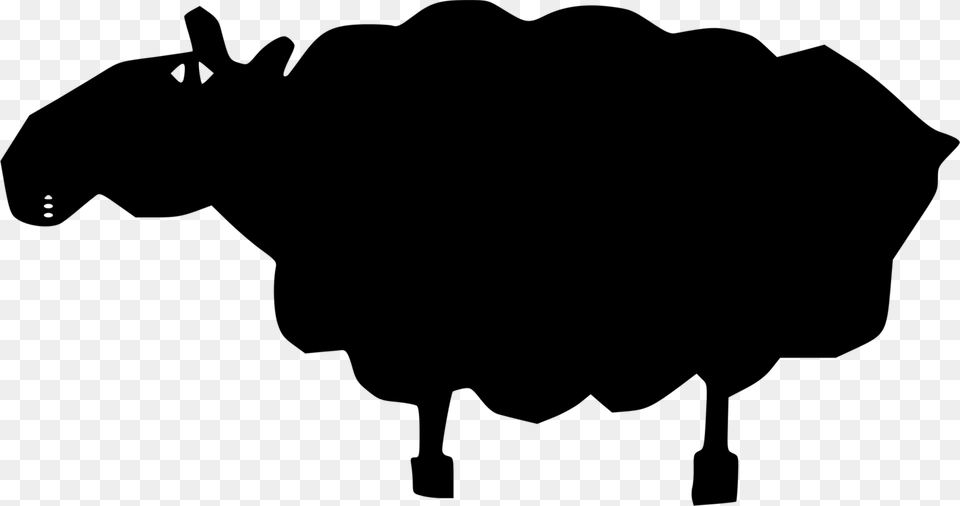 Sheep, Gray Free Png