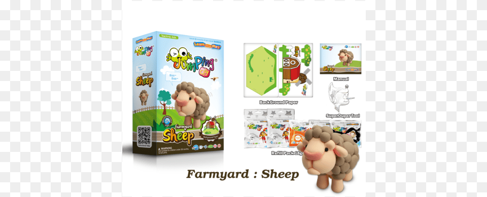 Sheep, Qr Code, Toy Free Transparent Png