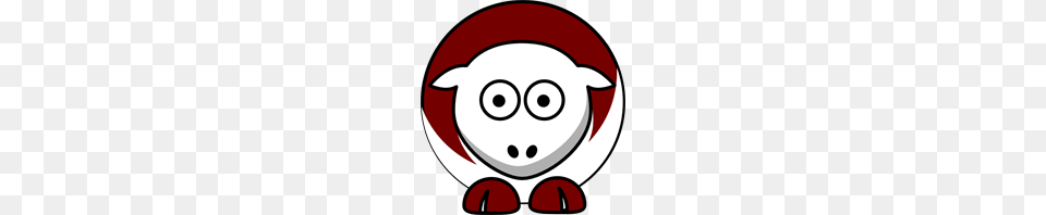 Sheep Alabama Aampm Bulldogs Team Colors, Plush, Toy, Disk Free Png