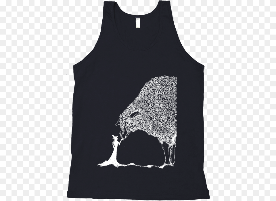 Sheep Amp The Witch Tank Top Active Tank, Clothing, T-shirt, Tank Top, Blouse Png