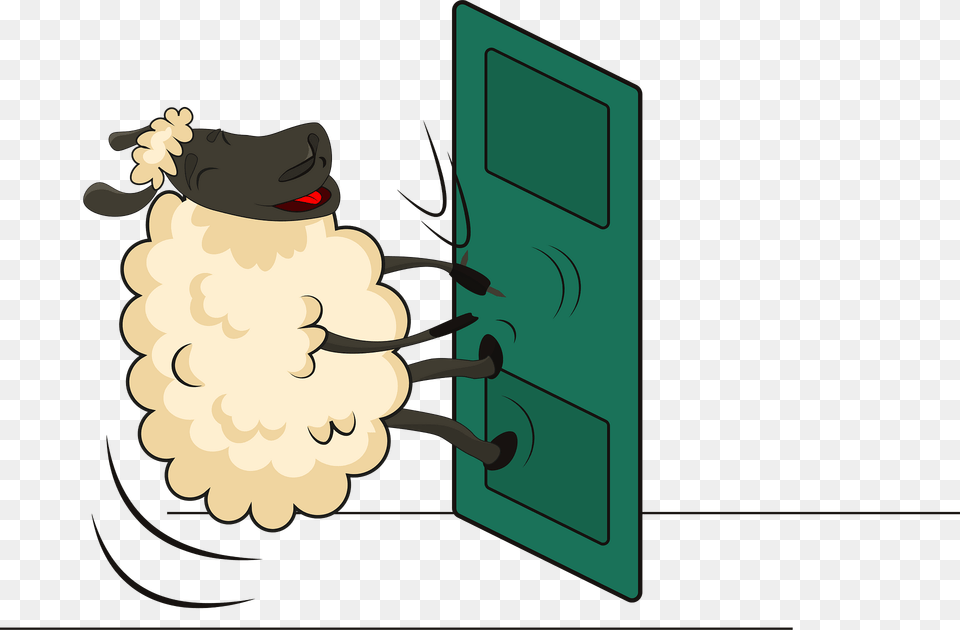Sheep And Door Clipart Png Image