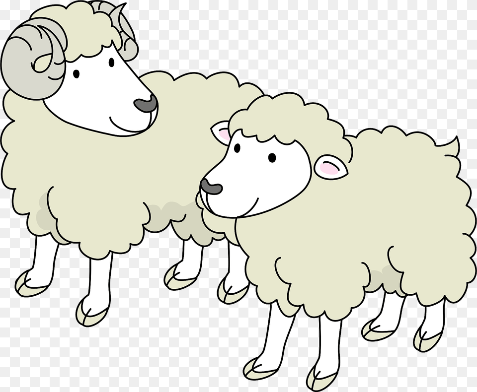 Sheep Animal Clipart, Livestock, Mammal, Pig, Bear Png Image