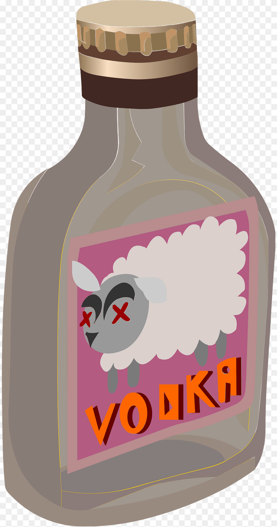 Sheep Ass Vodka Clipart, Bottle, Jar Free Transparent Png