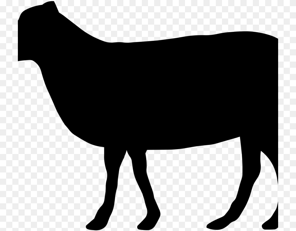 Sheep Border Collie Lamb And Mutton Computer Icons Logo, Gray Free Transparent Png