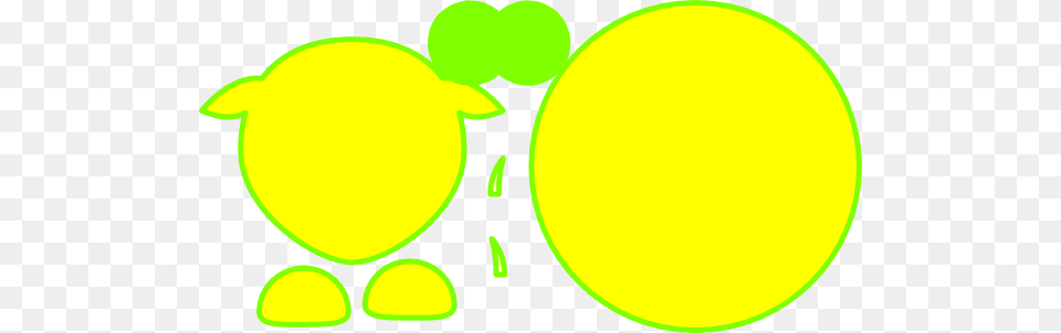 Sheep Bright Yellow Wgreen Outline Clipart For Web, Green, Balloon Free Png Download