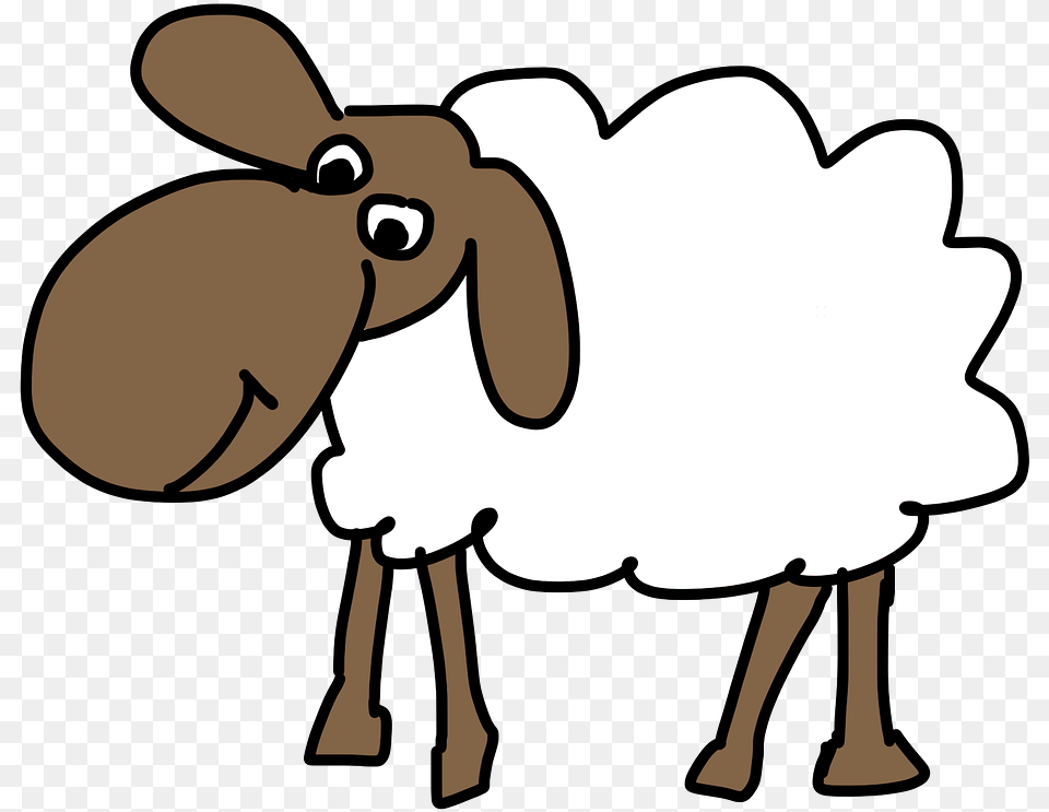 Sheep Cartoon Wool Animal Transparent Images U2013 Happy Birthday Cute Gifs, Bear, Mammal, Wildlife Free Png Download