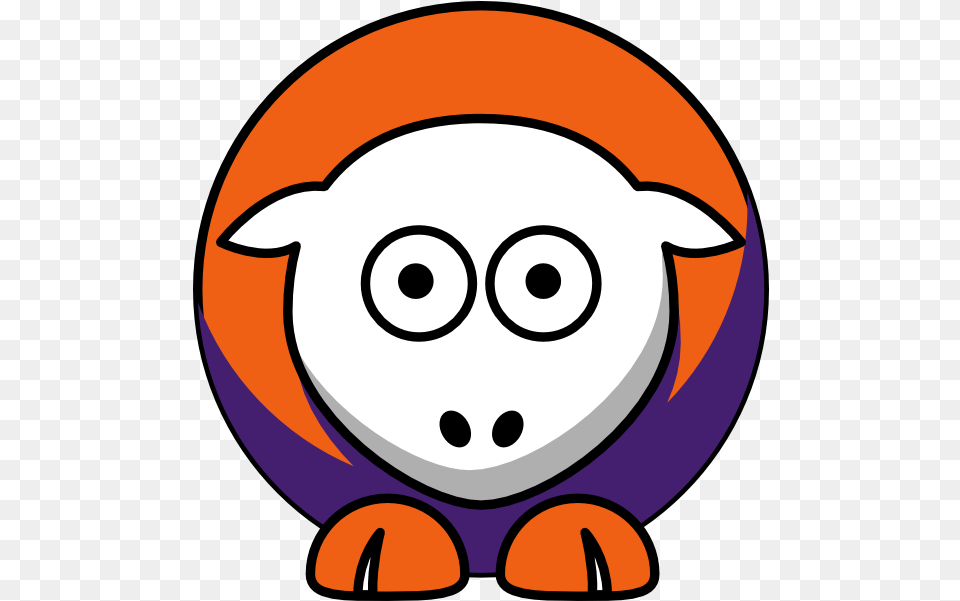 Sheep Clemson Tigers Team Colors College Football Clip Ncaa Division I Football Bowl Subdivision, Baby, Person Png Image