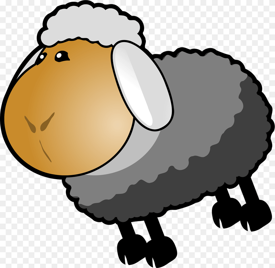 Sheep Clipart, Animal, Face, Head, Person Png Image