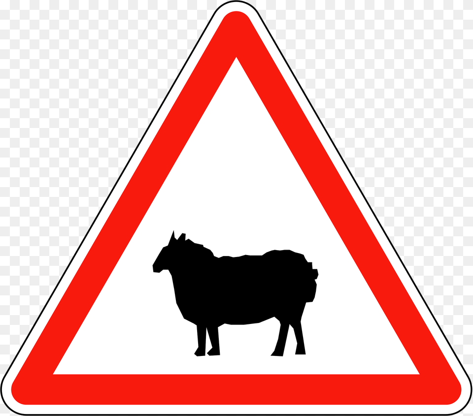 Sheep Clipart, Sign, Symbol, Road Sign, Animal Png