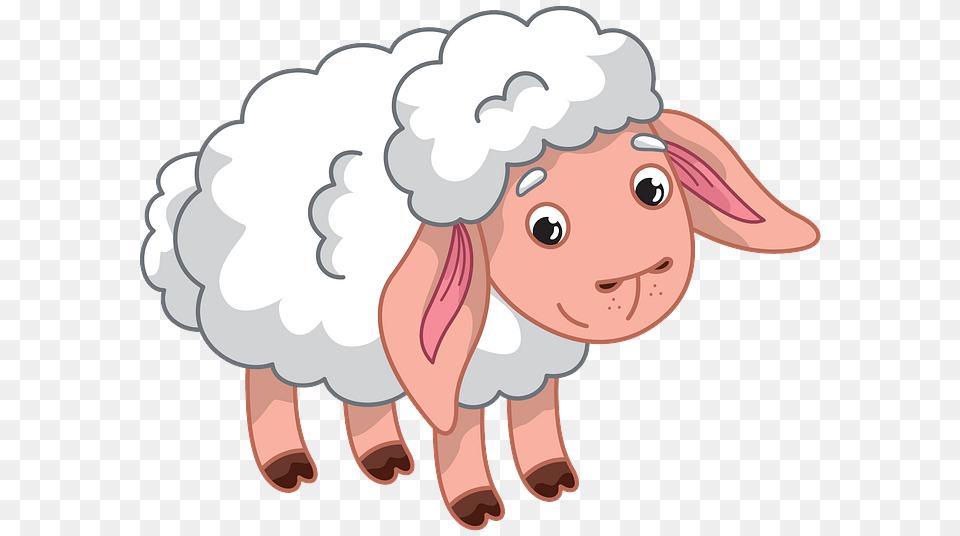 Sheep Clipart, Face, Head, Livestock, Person Free Png