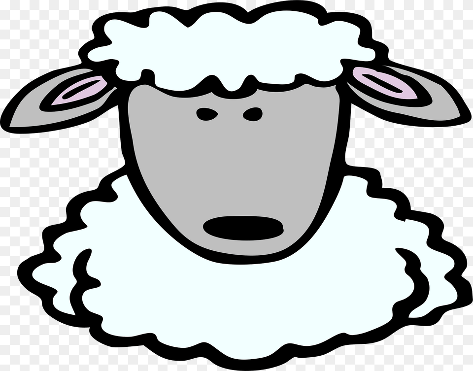 Sheep Clipart, Animal, Livestock, Mammal, Kangaroo Png Image