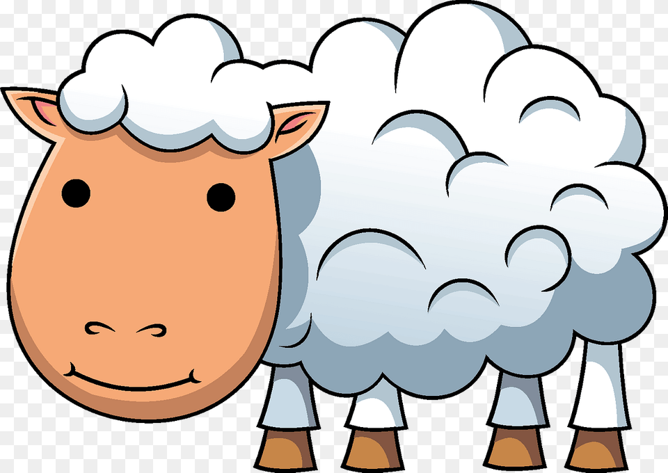 Sheep Clipart, Livestock, Baby, Face, Head Png