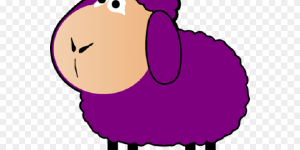Sheep Clipart Barn, Purple, Baby, Person, Clothing Free Png