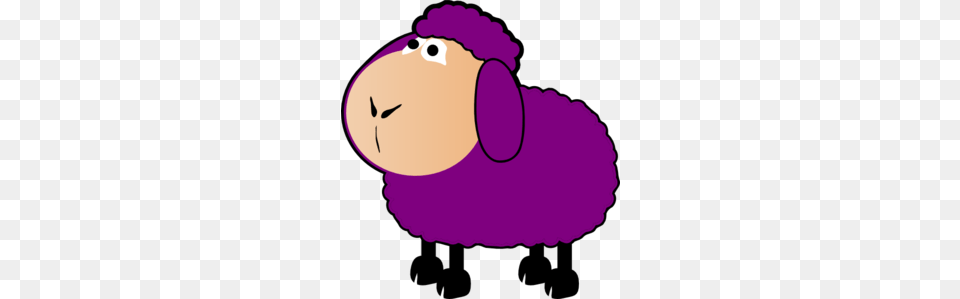 Sheep Clipart Purple, Clothing, Hat, Animal, Rat Png