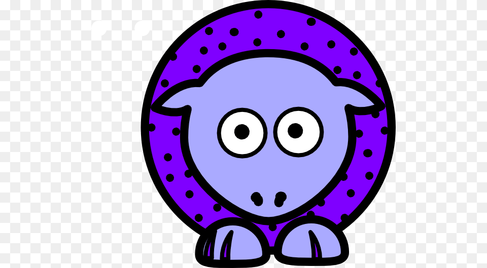 Sheep Clipart Purple Png Image
