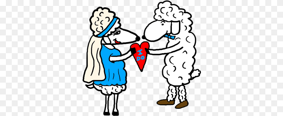 Sheep Clipart Wedding Hd Bride And Groom Clipart, Baby, Person, Face, Head Png