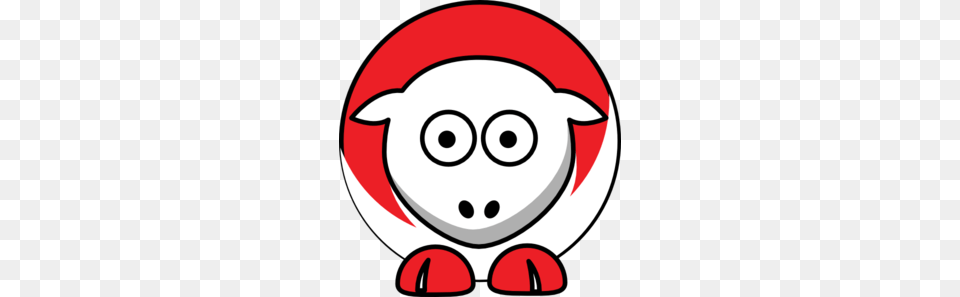 Sheep Detroit Redwings Team Colors Clip Art, Plush, Toy, Clothing, Hardhat Free Transparent Png