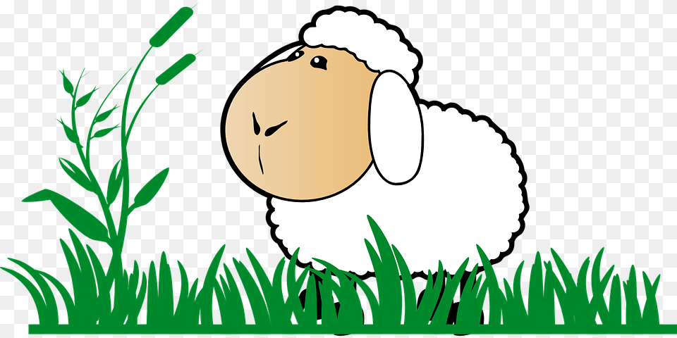 Sheep Eating Grass Clipart Clip Art Images, Plant, Animal, Mammal, Rabbit Free Png