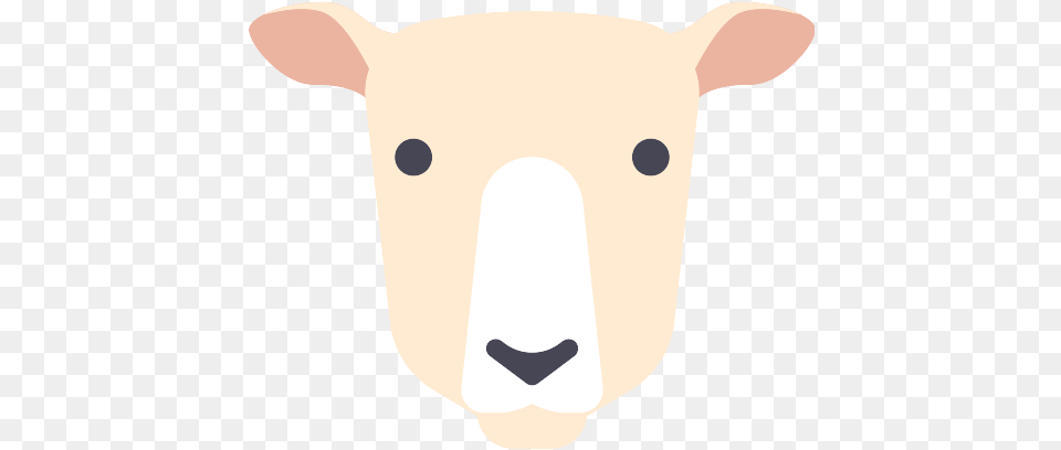 Sheep Facing Left Vector Svg Icon Dot, Livestock, Animal, Mammal, Baby Free Png Download