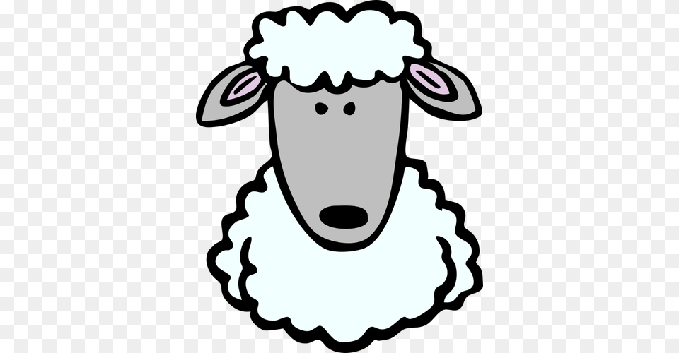 Sheep Clipart, Animal, Livestock, Mammal, Stencil Free Transparent Png