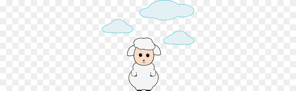 Sheep Free Clipart, Nature, Outdoors, Snow, Snowman Png Image