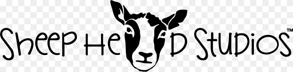 Sheep Head Studios Productions Llc Trademark Logo Black Livestock, Gray Png Image