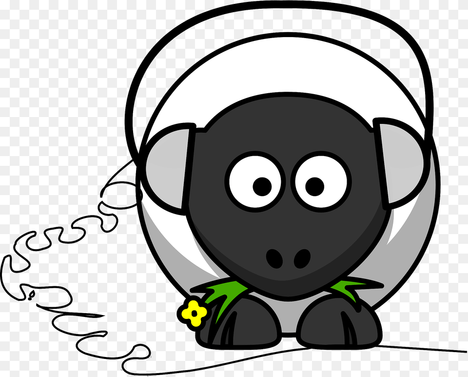 Sheep In Headphones Clipart, Animal, Mammal, Ammunition, Grenade Free Transparent Png