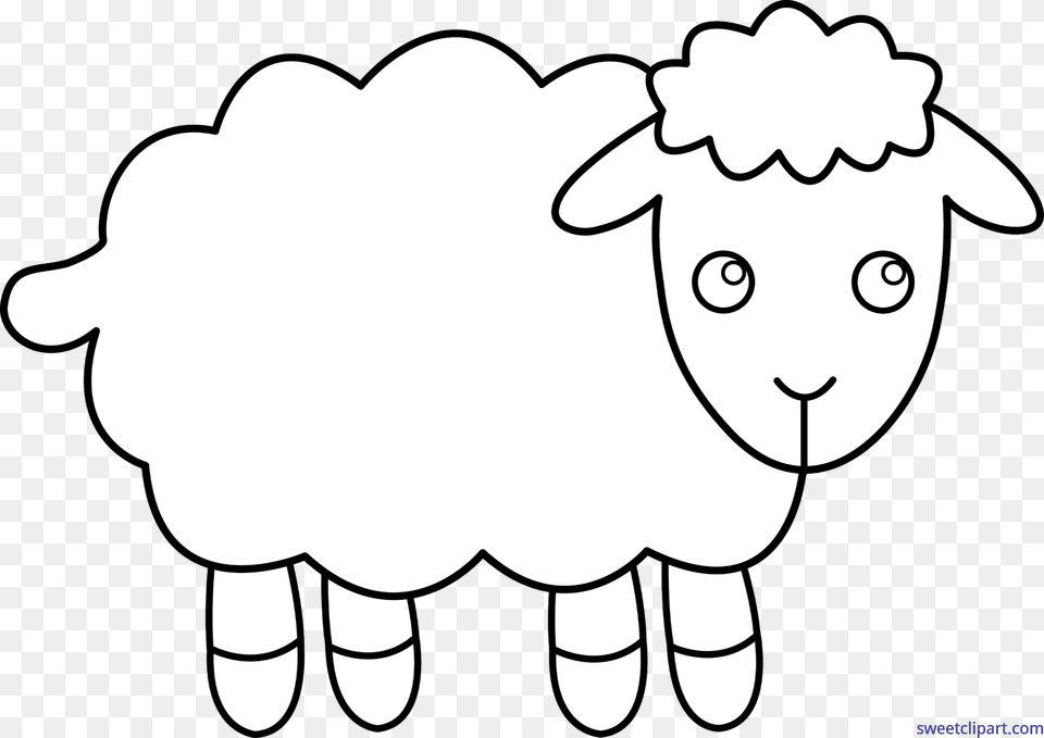 Sheep Lineart Clip Art Decorating Ideas Sheep, Livestock, Baby, Person, Animal Png