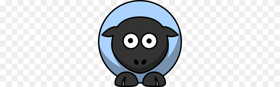 Sheep Looking Right Clip Art For Web, Disk Free Png