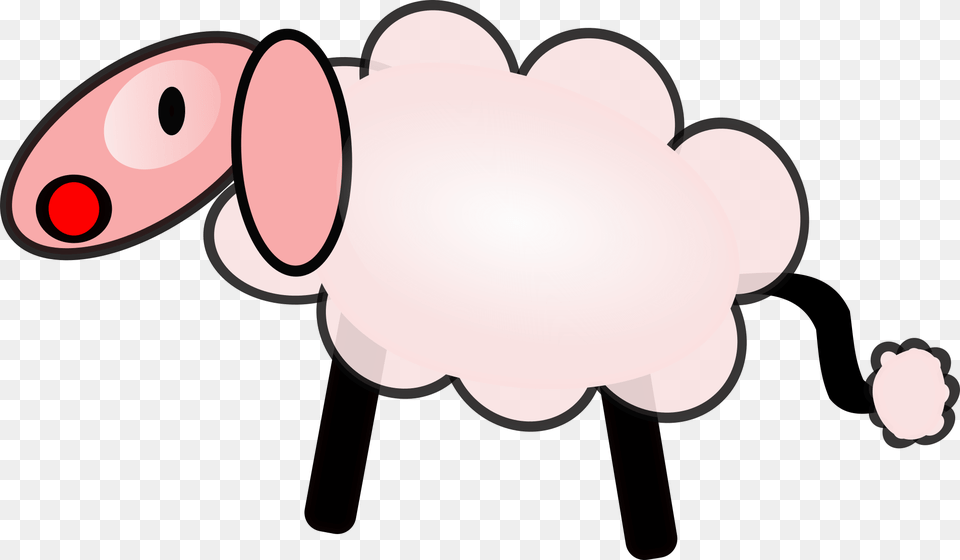 Sheep Outline Clip Art, Chandelier, Lamp, Animal Free Png Download